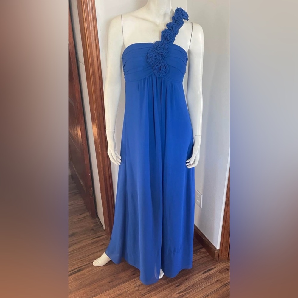 Bill Levkoff Royal Blue Maxi Dress